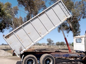 Tipper body and subframe 17ft