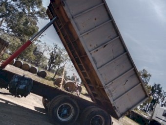 Tipper body and subframe 17ft