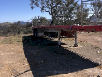 1994 Krueger 44ft Road Train Lead Trailer.