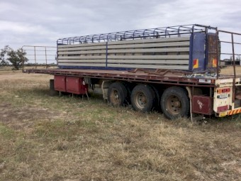 2006 Southern Cross 45ft Road Train Lead Trailer.