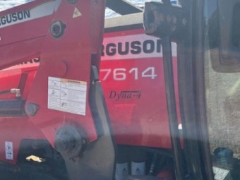 2014 Massey Ferguson 7614 Tractor  with FEL
