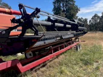 1042 McDon 36 ft Draper front with Comb Trailer