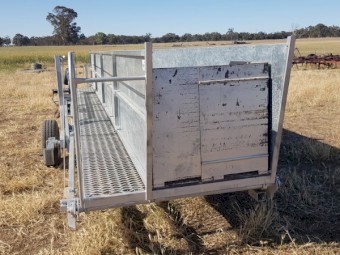 8 Metre Mobile Sheep Ramp