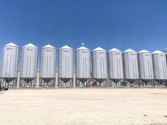 110T Sealed Grain Silo with Aeration
