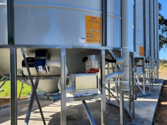 110T Sealed Grain Silo with Aeration