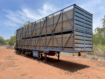 Byrne Double Deck Stock Trailer