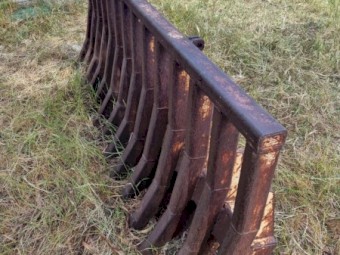 Stick Rake attachment for telehandler