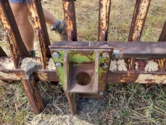 Stick Rake attachment for telehandler