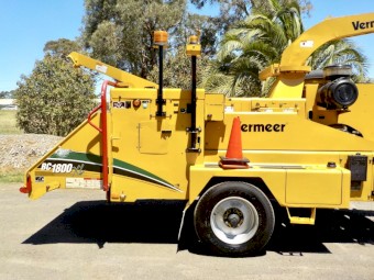 02/2018 VERMEER BC1800XL SMART FEED COMMERCIAL 19" DIESEL 170HP WOOD CHIPPER