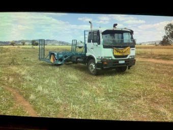  UD Truck to transport  windrowers