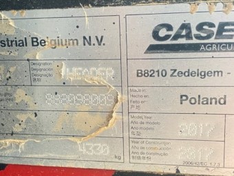 Case 2017  41G Varicut 12.5m Vario front