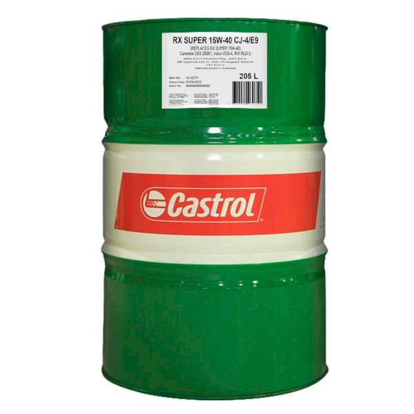 RX Super 205 lt unopened Super Diesel Engine Oil 