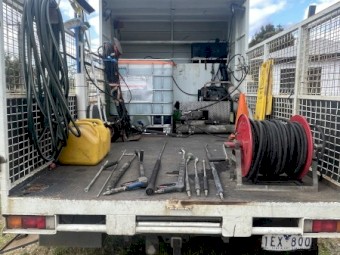 2015 Fido truck with pressure washer