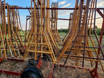 Orchards Ladders and Trailers for Tree Pruning, Picking