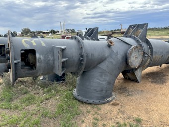 36” Thompson Irrigation Screw Pumps x 3