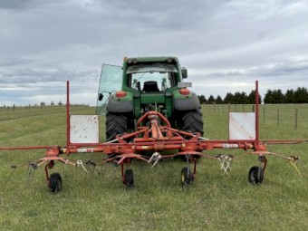 SIP Star Spider 555 Pro Tedder Rake