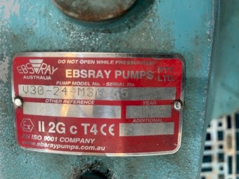 V30 Ebsray 3" Pump