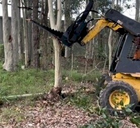 SHRUB PULLER SKID STEER ATTACHMENT