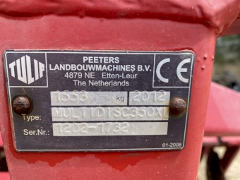 2012 Lely Tulip 350 XL Multi Disc