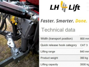 LH Lift. 3500 Kg Lift Hydraulic Rear Linkage (Brand New).