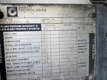 2003 Maxitrans Refrigerated Tautliner Trailer