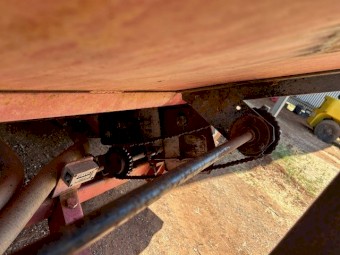 Napier 620 air seeder and smaller napier air seeder with PJ Green small seeds box