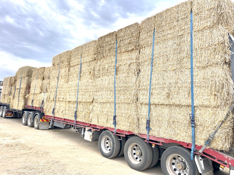 500mt Wheaten Straw 8x4x3 Bales