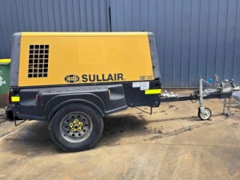 Sullair 185cfm Diesel Screw Compressor