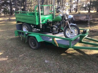 10x5 single axle tilt trailer