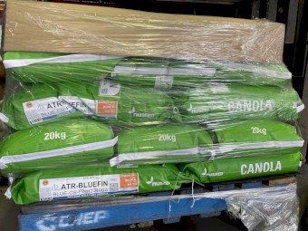 420kg Nuseed ATR Bluefin Canola - Germination test 87%
