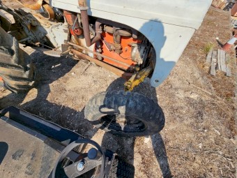 Grey Massey Ferguson Tractor