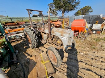 Grey Massey Ferguson Tractor with 3PL