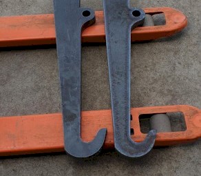 JCB Qfit Lugs / Brackets. Weld on.