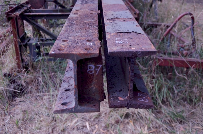 RSJ taped web structural beams 6" X 8"