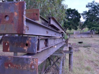 RSJ taped web structural beams 6" X 8"