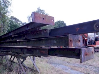 RSJ taped web structural beams 6" X 8"