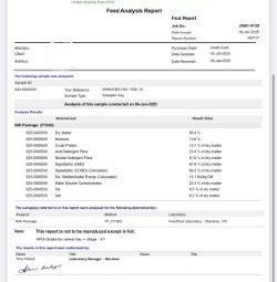 1350 T  Wheaten Hay 600kg 8x4x3 Bales