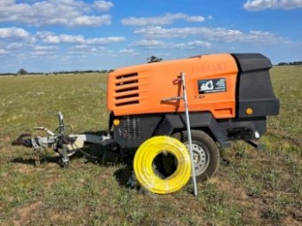 Ingersoll rand / doosan 145cfm Diesel Rotary Screw Compressor 