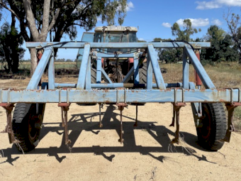 Agrowplow 9 tine trailed deep ripper