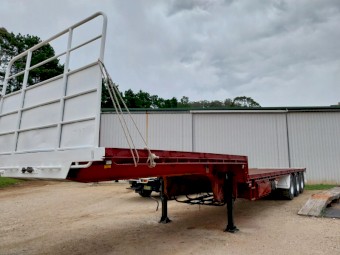 1989 HAULMARK DROP DECK TRAILER