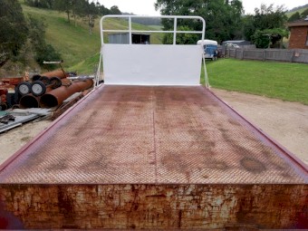 1989 HAULMARK DROP DECK TRAILER