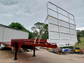 1989 HAULMARK DROP DECK TRAILER