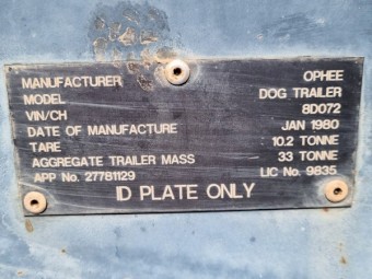 1980 Drake Ophee Dog Trailer - Heavy Duty