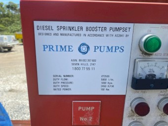 Fire Sprinkler Booster Pumpset 