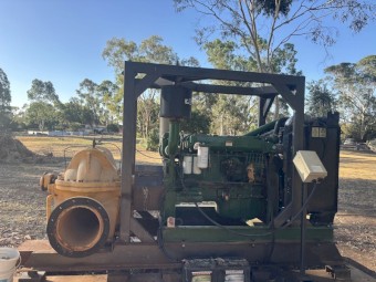 16 inch irrigation pump + foot valve 