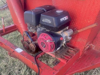 Bromar Multifeeder feed out cart