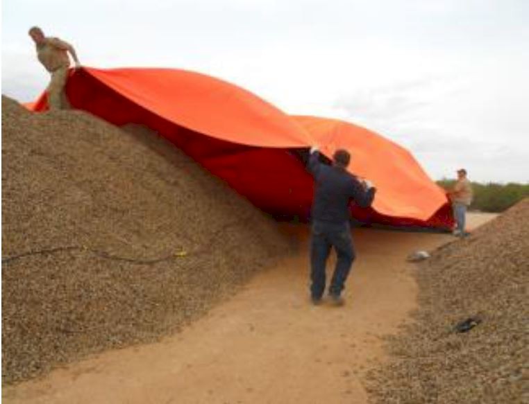 Almond Bunker Stockpile Cover  19m x 30m  (Brand New)