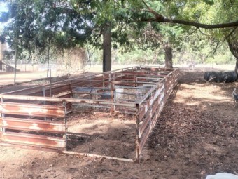 40 ft sheep crate single deck 