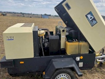 Ingersoll Rand / Doosan 180 cfm Rotary screw compressor