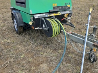 Kaeser M43 150cfm diesel air compressor